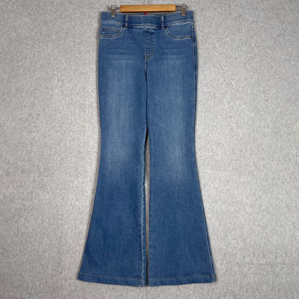 Spanx Blue Everywear High Waisted Flare Denim Jeans Size Medium